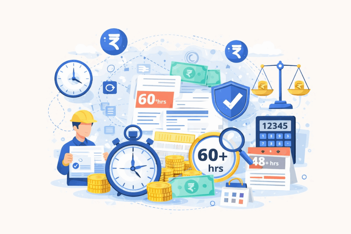 How Overtime Is Calculated in India: Step-by-Step Explanation