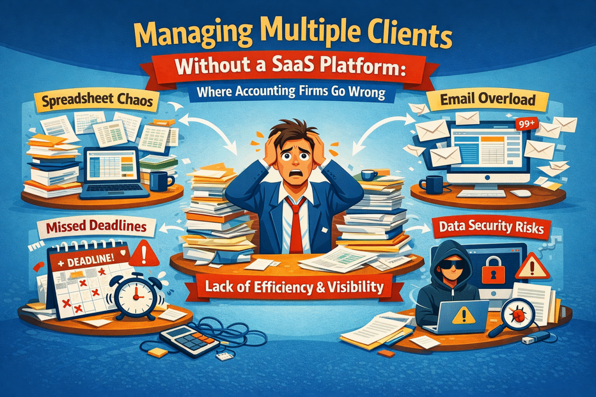 Managing Multiple Clients Without a SaaS Platform: Where Accounting Firms Go Wrong