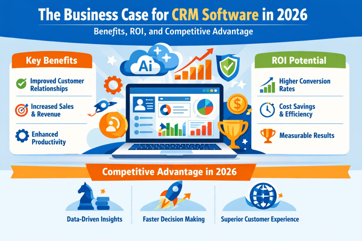 The Business Case for CRM Software in 2026: Benefits, ROI, and Competitive Advantage