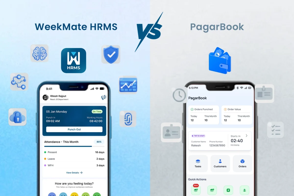 WeekMate HRMS vs PagarBook: Workforce Digitization Platforms Compared