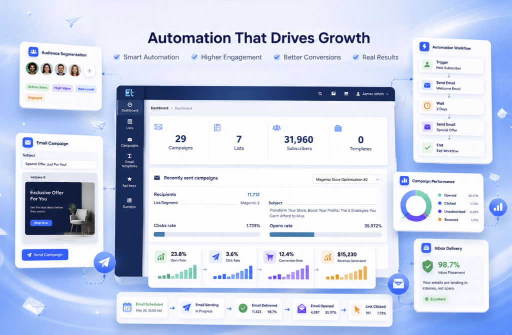 Email Marketing Software for Automation & Growth