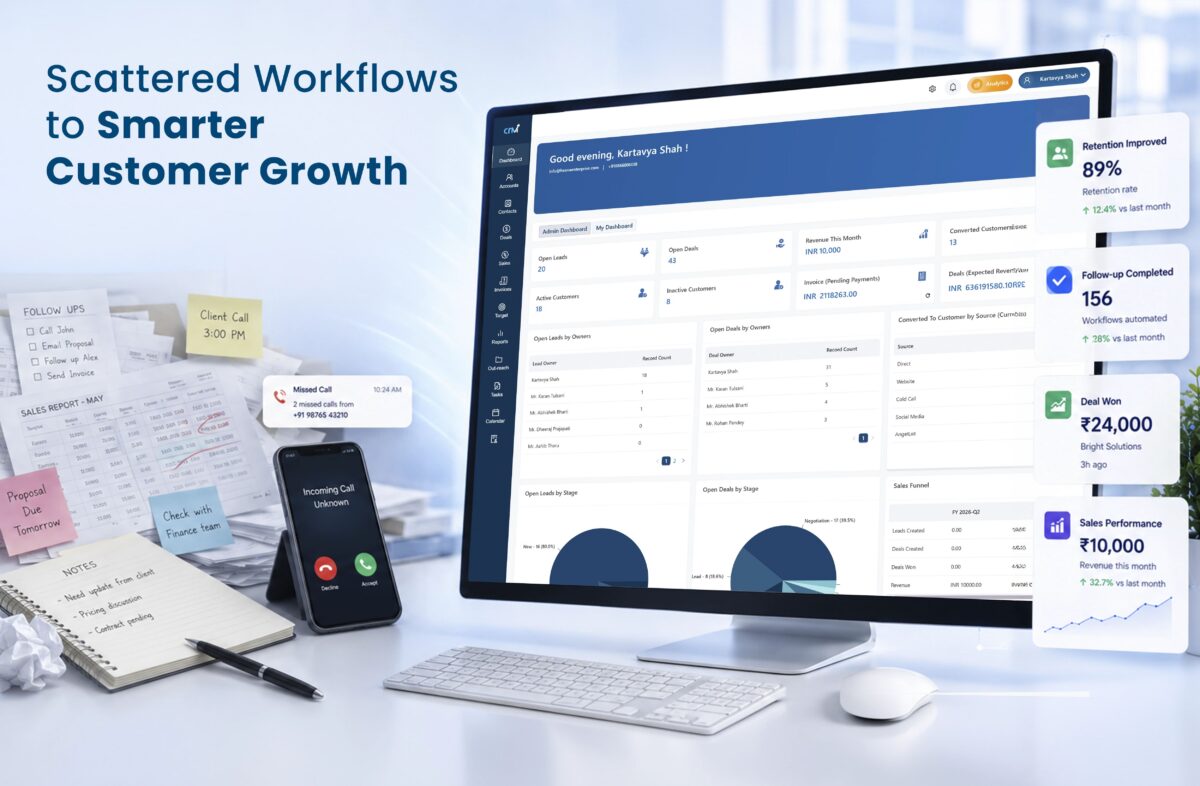 How Custom CRM Solutions Improve Customer Retention and Sales Performance